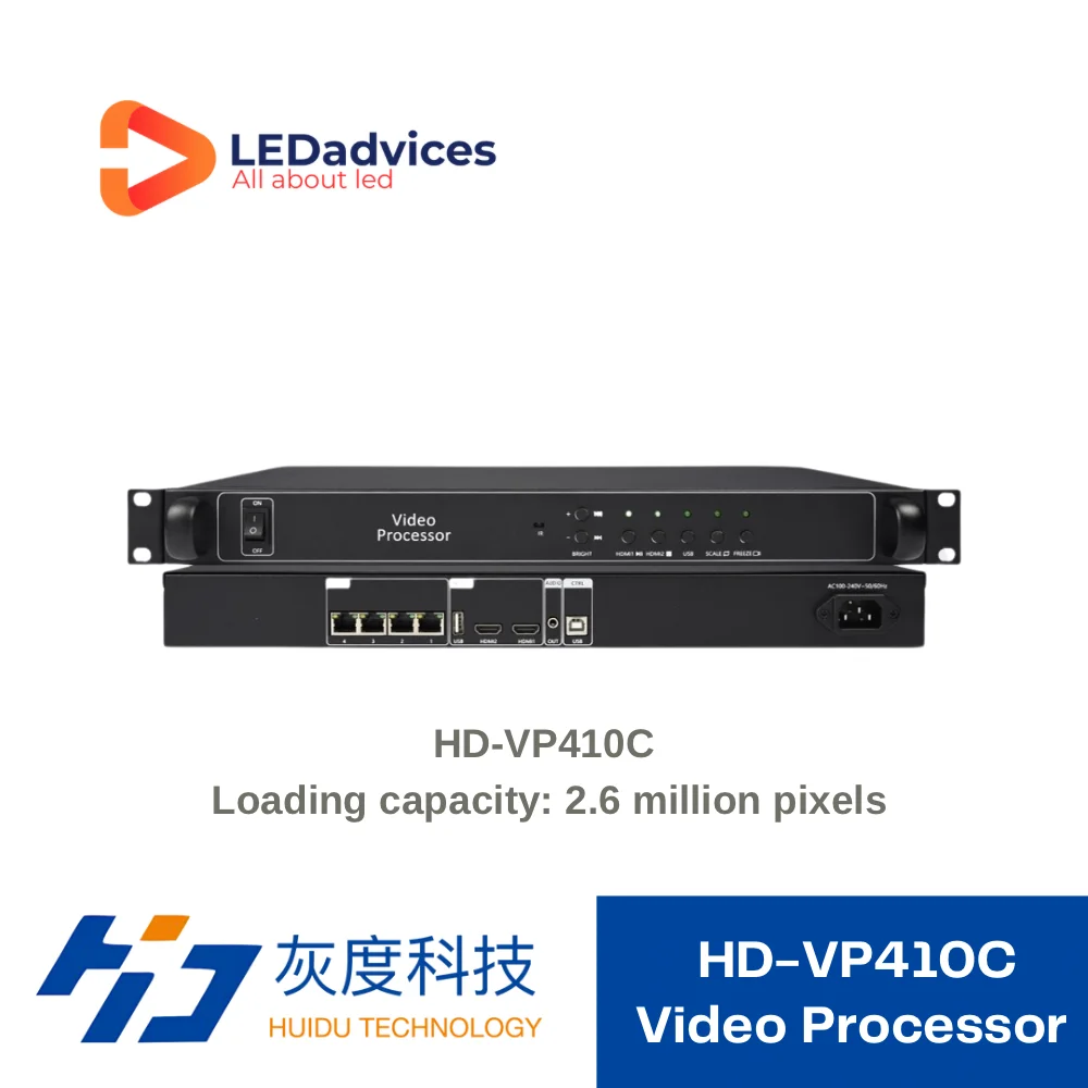Huidu HD-VP410C ο LED  μ, Ǯ ÷ ߿ ǳ LED ÷ , 2.6  ȼ, VP410C